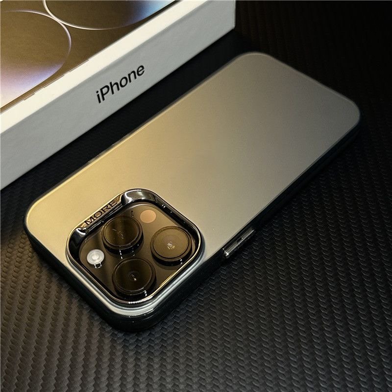 Fashion Plating Frosted Matte IMD Phone Case for iPhone 15 14 13 12 11 Pro Max Hard PC Back Cover