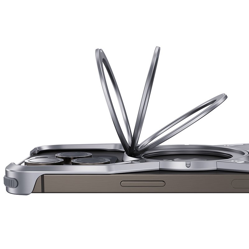 new arrival 360 degree rotatable aluminum magnetic wireless charging kickstand phone case cover for iphone 15 pro max 14 13 pro