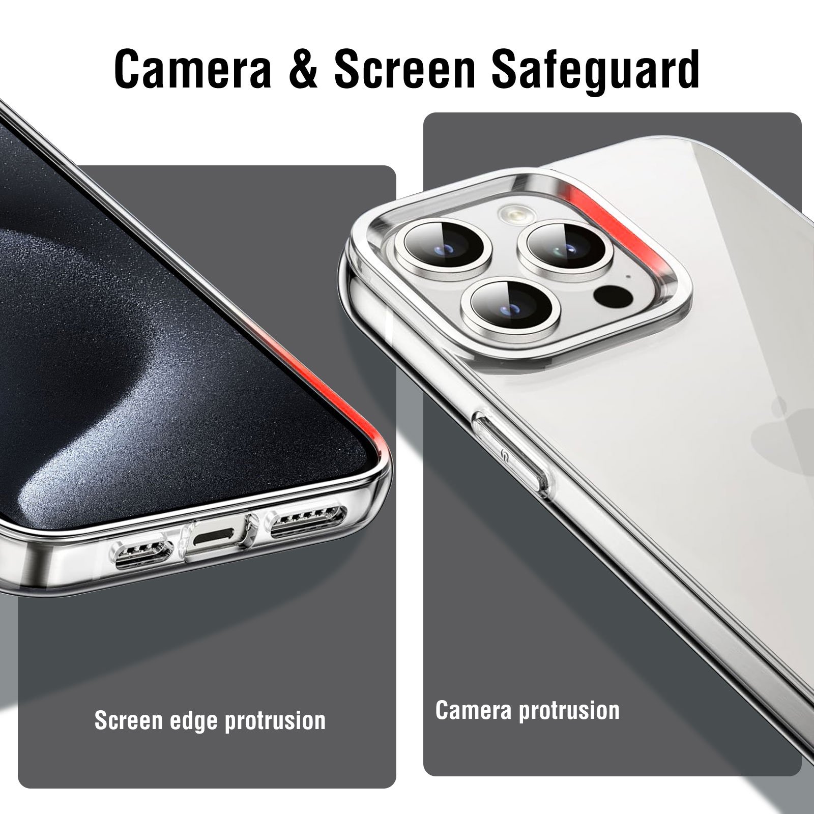 2.0mm Soft TPU Crystal Clear shockproof Case for iphone Samsung google huawei xiaomi moto one plus infinix mobile phone cover