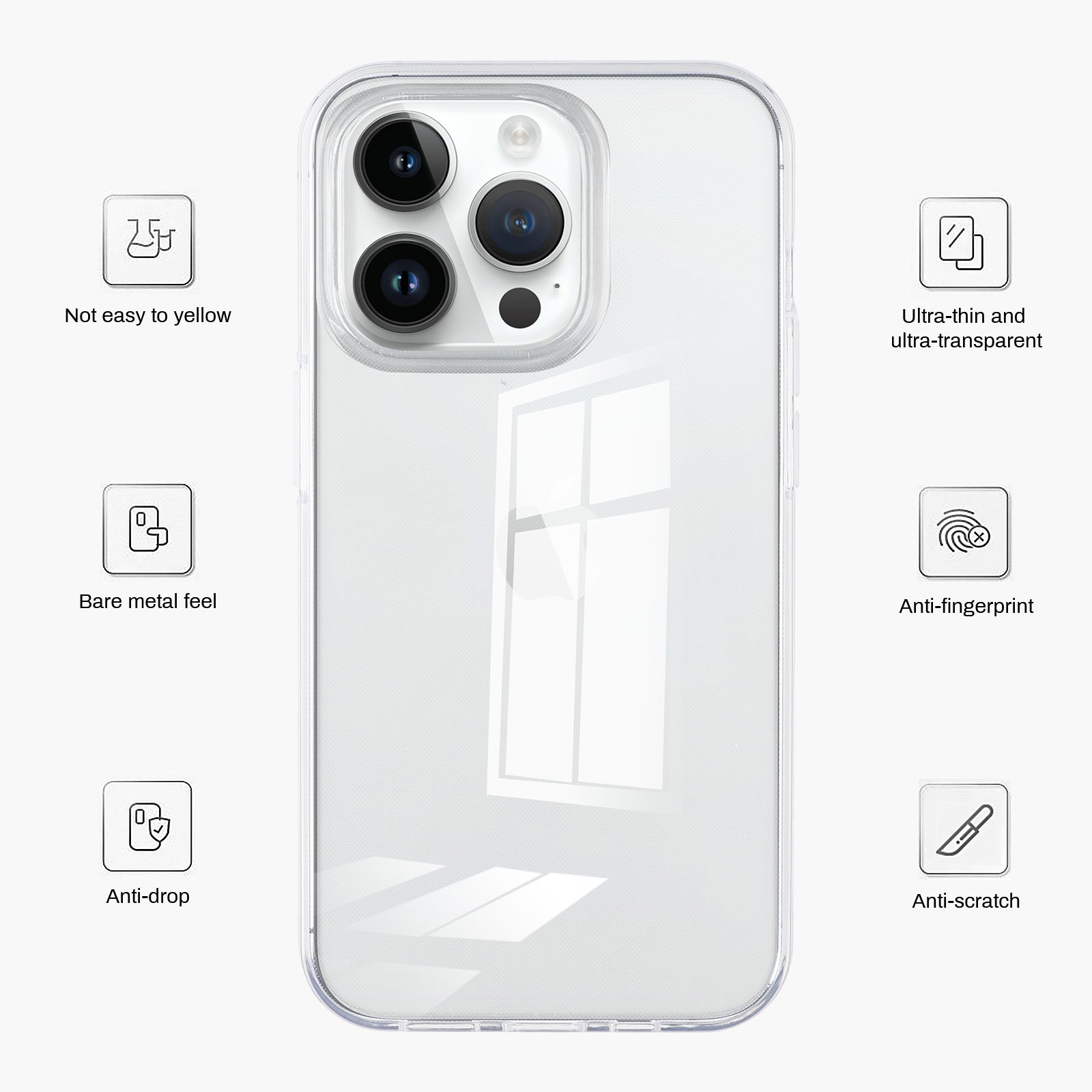 2.0mm Soft TPU Crystal Clear shockproof Case for iphone Samsung google huawei xiaomi moto one plus infinix mobile phone cover