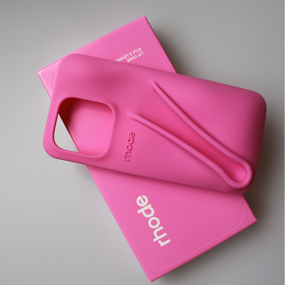 3D Lipstick rhoed Hole Design Silica Gel IPhone Case For Iphone 15 14 13 12 11 Pro Max Back Cover phone Accessories wholesale