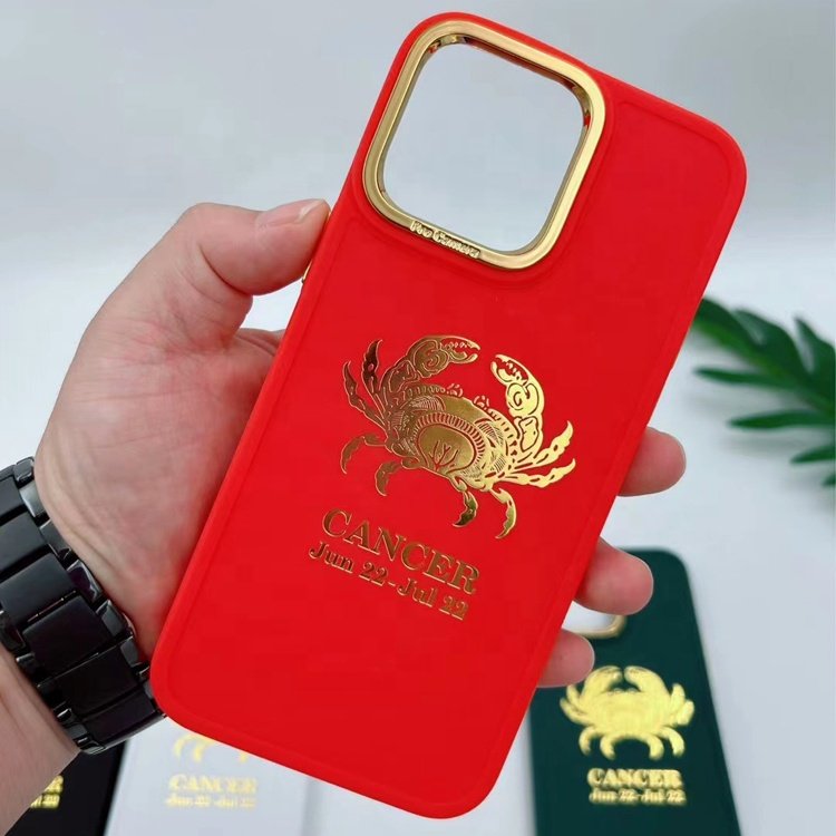 2024 fashion tpu hot selling customized twelve cancer constellation design mobile phone case for iphone 15 14 13 12 11 pro max