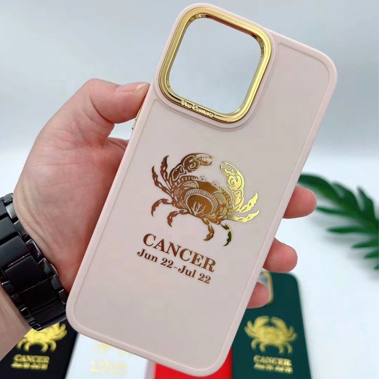 2024 fashion tpu hot selling customized twelve cancer constellation design mobile phone case for iphone 15 14 13 12 11 pro max