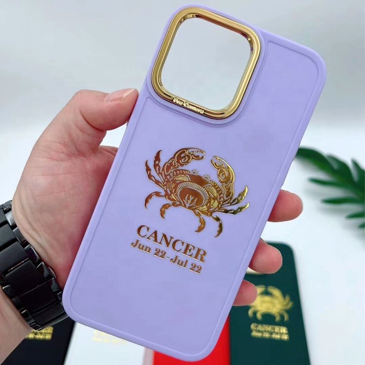 2024 fashion tpu hot selling customized twelve cancer constellation design mobile phone case for iphone 15 14 13 12 11 pro max