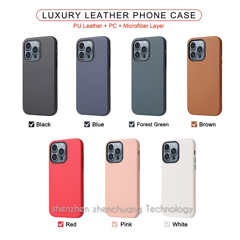 For iPhone 13 PRO Leather Mobile Phone Cases Original Design for iPhone 13 Leather Case Cover