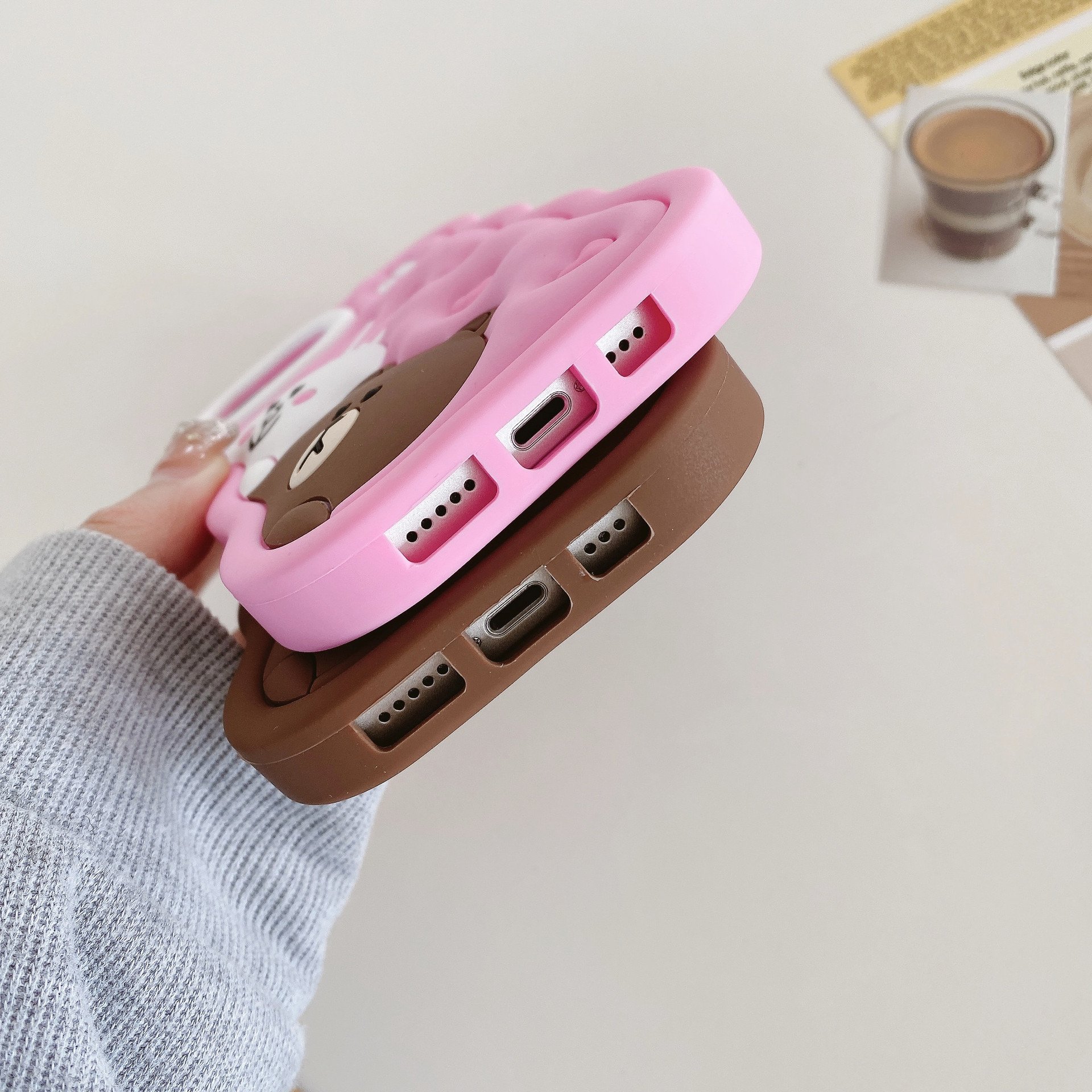 Iphone 11 12 13 New 3D Hello Kitty Designer Cute Cartoon Anime Mobile Phone Cover Funda 14 15 Pro Max Promax Case for Girl Women