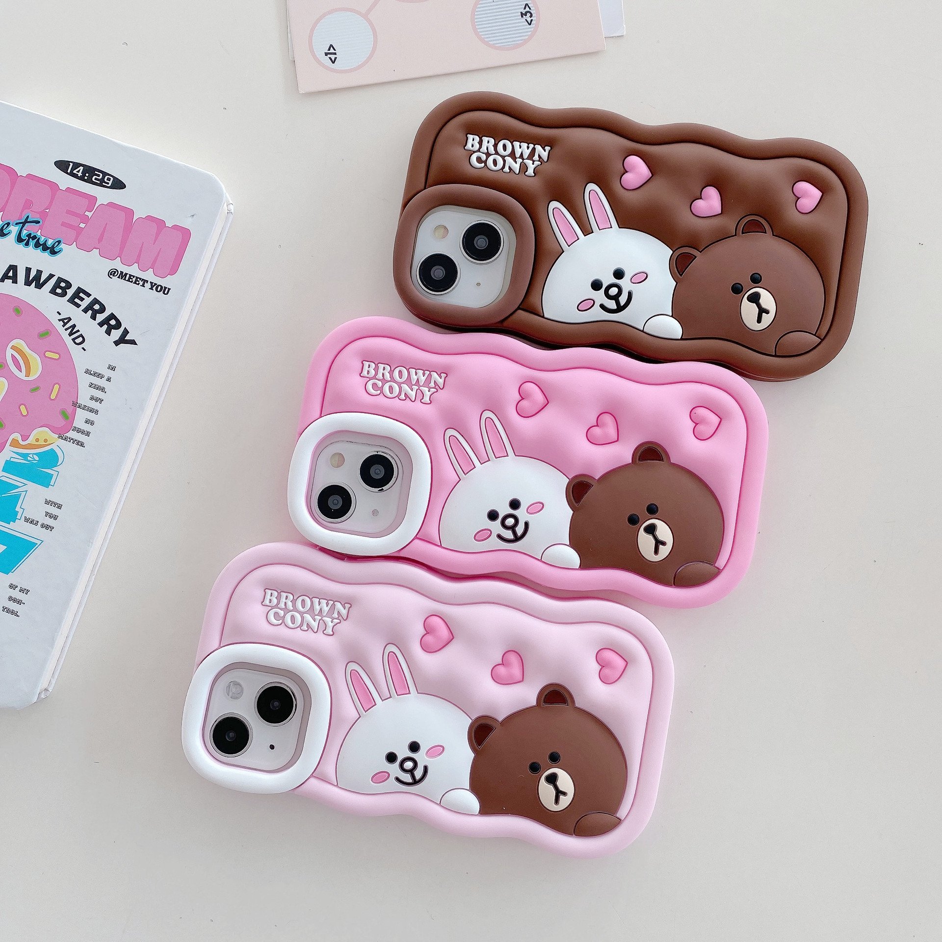 Iphone 11 12 13 New 3D Hello Kitty Designer Cute Cartoon Anime Mobile Phone Cover Funda 14 15 Pro Max Promax Case for Girl Women