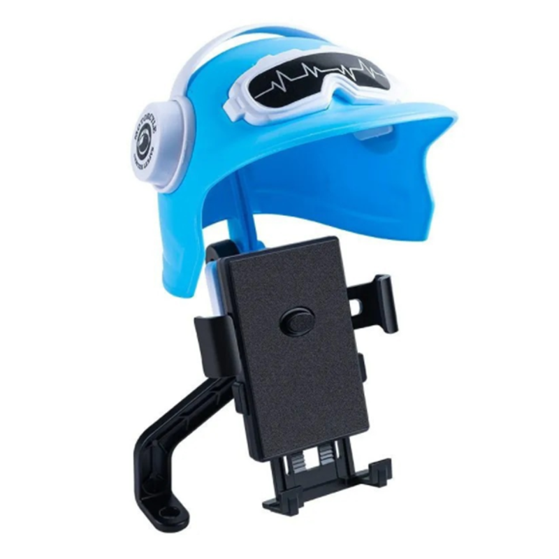 2023 hot new product 360 degree easy one touch bike bicycle motorcycle rearview mirror cell phone mount holder with helmet