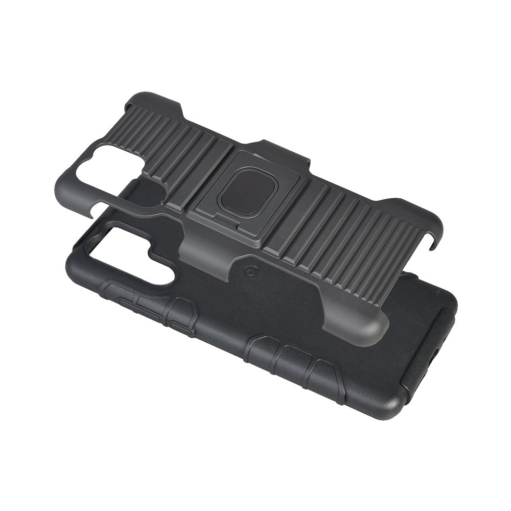Wholesale tpu pc hybrid holster for Samsung NOTE 10 plus china kickstand 2 pieces mobile smart phone case cover for iPhone 11