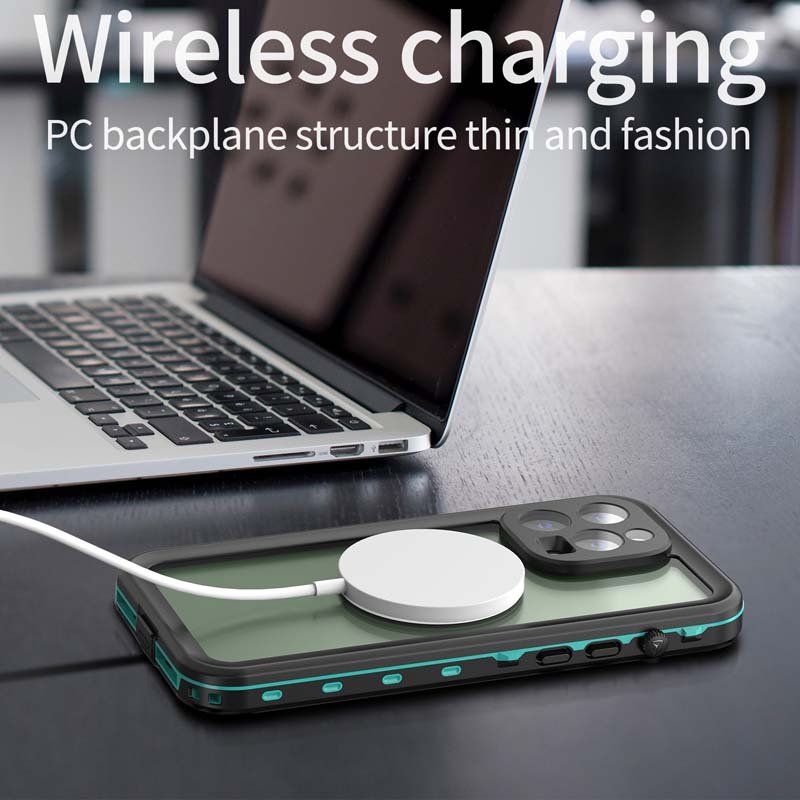 New Arrival Dirtproof Shockproof Wireless Charging Response Sensitivity and Touch Waterproof Phone Case for iPhone 14 Pro Max