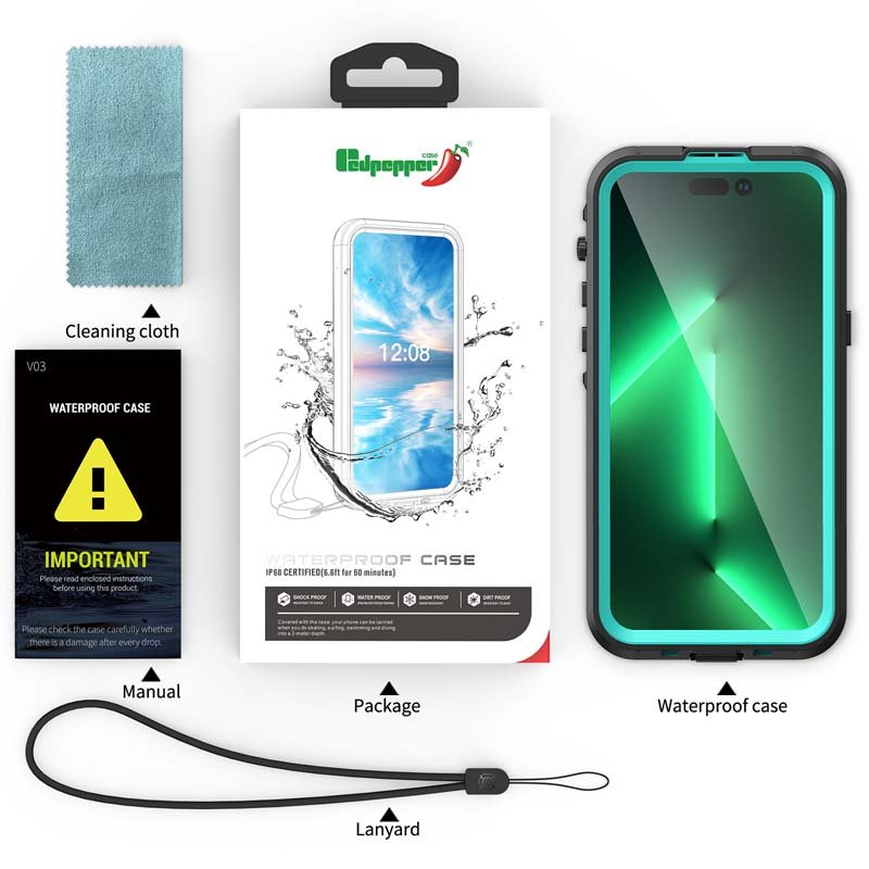 New Arrival Dirtproof Shockproof Wireless Charging Response Sensitivity and Touch Waterproof Phone Case for iPhone 14 Pro Max