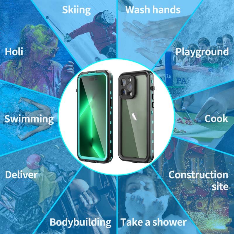 New Arrival Dirtproof Shockproof Wireless Charging Response Sensitivity and Touch Waterproof Phone Case for iPhone 14 Pro Max