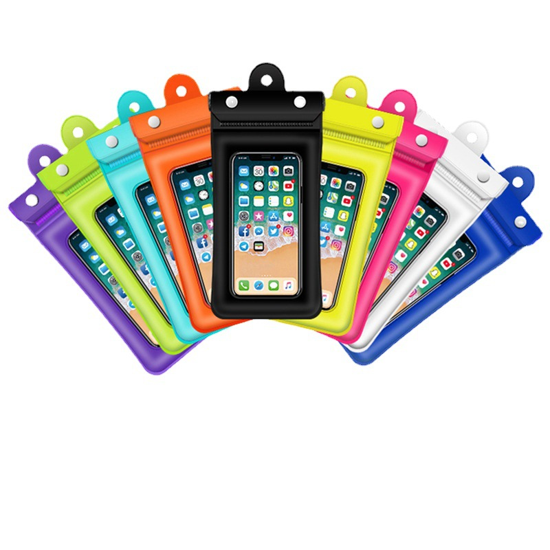 2023 New Hot Sale Universal Waterproof PVC Mobile Phone Cases Clear Pouch Waterproof Phone Case With Lanyard
