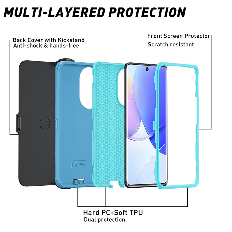 2023 New Arrival Defender Case Mobile Cover For Honor 50 Nova 9 With Holder TPU+PC Mobile Phone Case