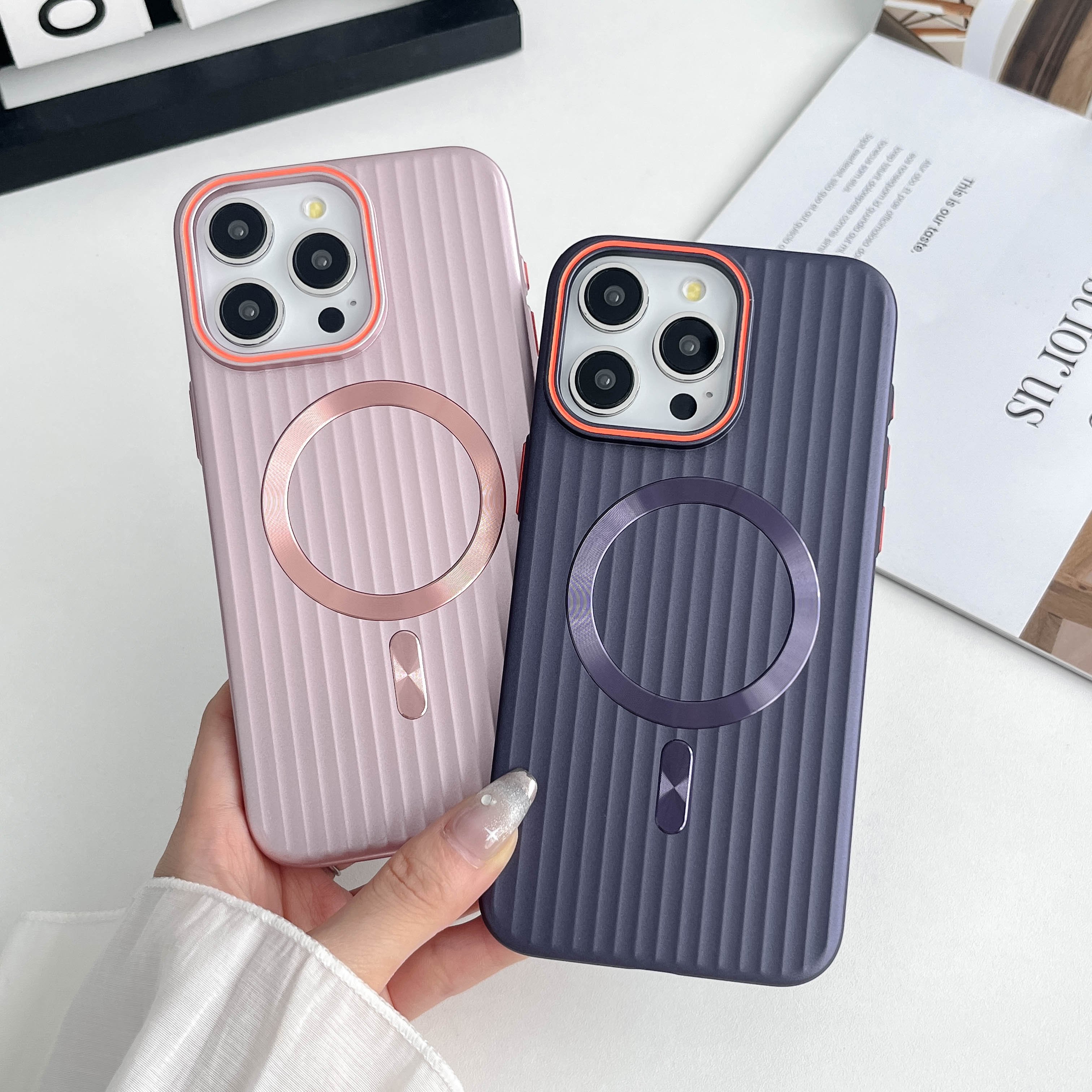 PC Combo Cell Phone Case Non-Slip shockproof Mobile Phone Cover For Sumsung S24 Plus