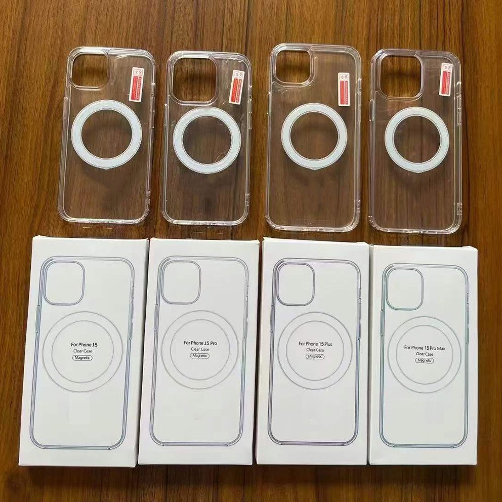 Original Clear Transparent Magnetic Shockproof For iphone 16 14 13 15 Pro Max Ultra Plus Magnetic Mobile Phone Case Accessories