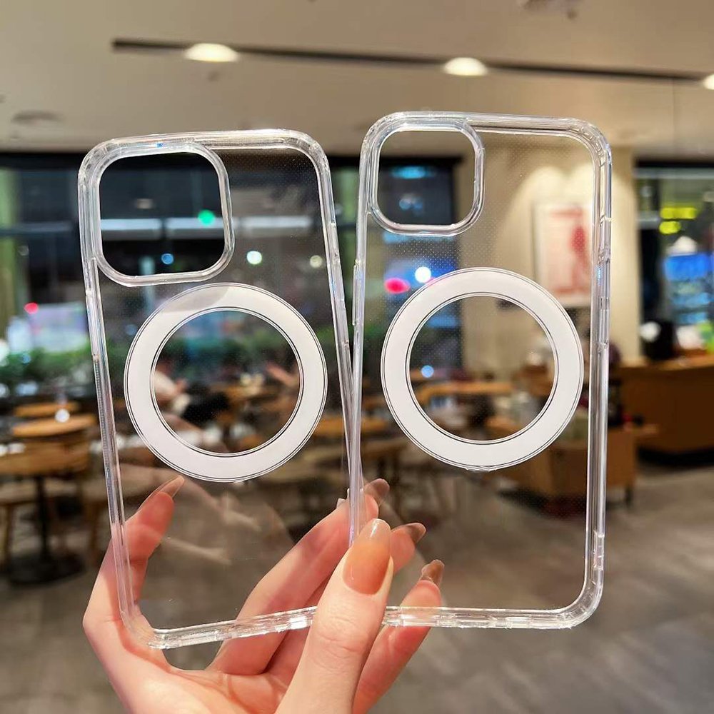 Original Clear Transparent Magnetic Shockproof For iphone 16 14 13 15 Pro Max Ultra Plus Magnetic Mobile Phone Case Accessories