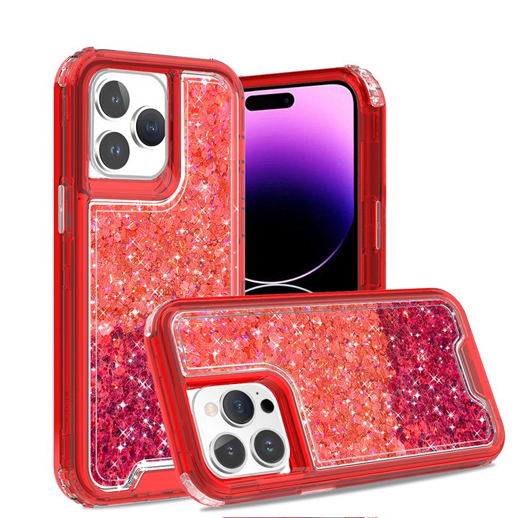 trending product 2024 3 layers armor drop glue glitter phone case cover for iphone 16 15 14 13 pro max for samsung A15 A25 A35