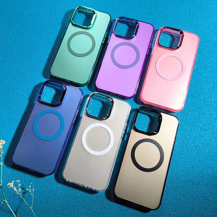 Original Colors Anti-Fingerprints Frosted Anti-Scratch Magnetic Phone Cover for iPhone 16Pro Max Matte Finish