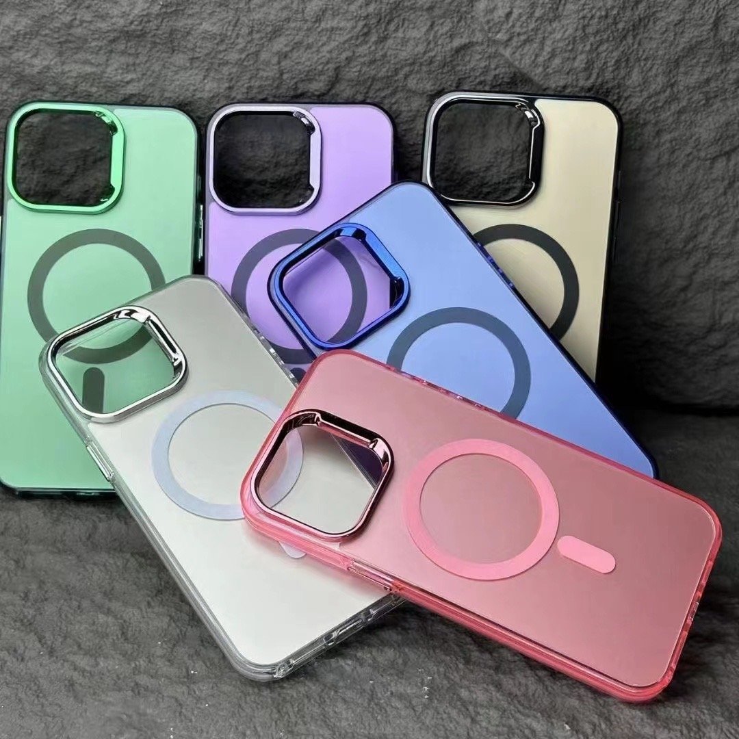 Original Colors Anti-Fingerprints Frosted Anti-Scratch Magnetic Phone Cover for iPhone 16Pro Max Matte Finish