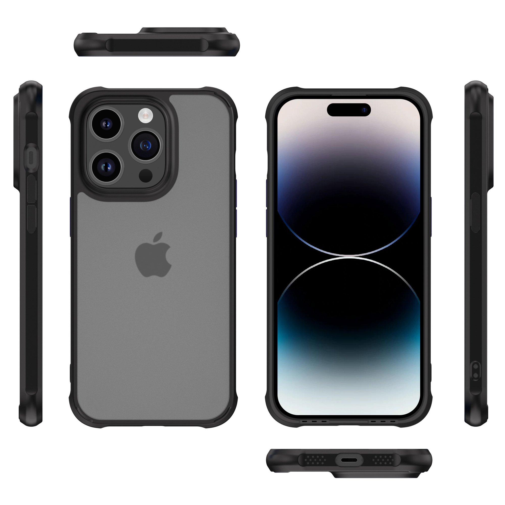 LEEU DESIGN 2023 Hot Sale Luxury frosted shockproof case matte skin mobile phone back cover case for iphone 11 12 13 14 pro max