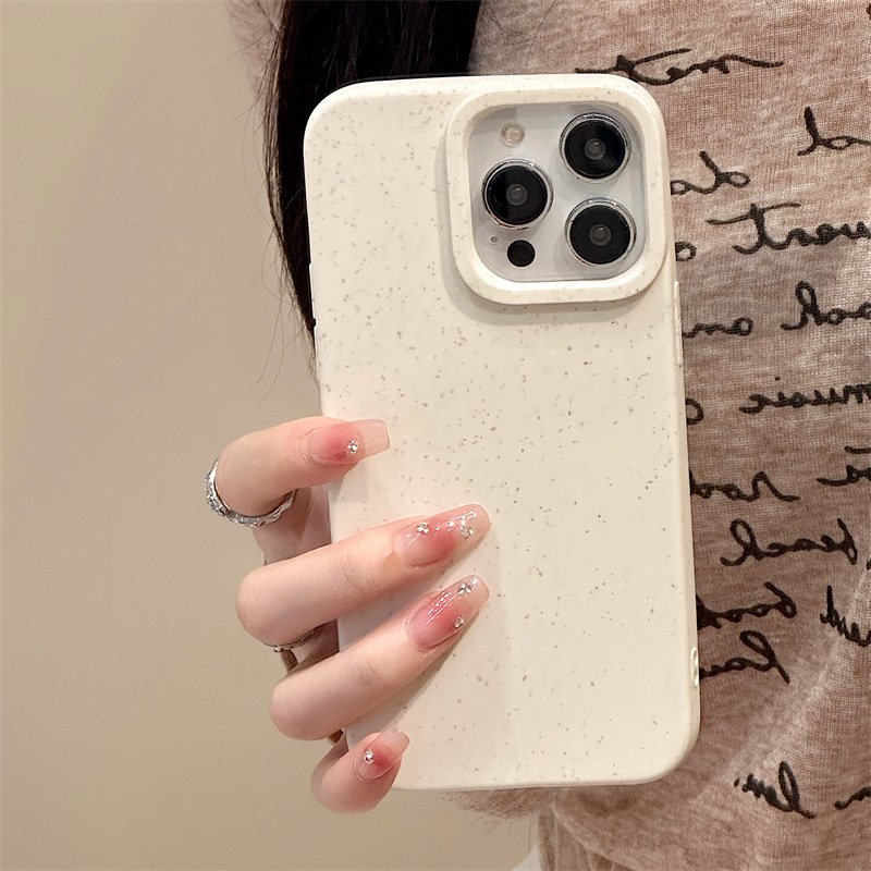 Factory Direct Full Biodegradable Case For Iphone 15 Pro Max Wheat Straw Phone Protective Case
