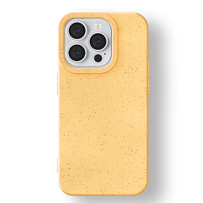 Factory Direct Full Biodegradable Case For Iphone 15 Pro Max Wheat Straw Phone Protective Case