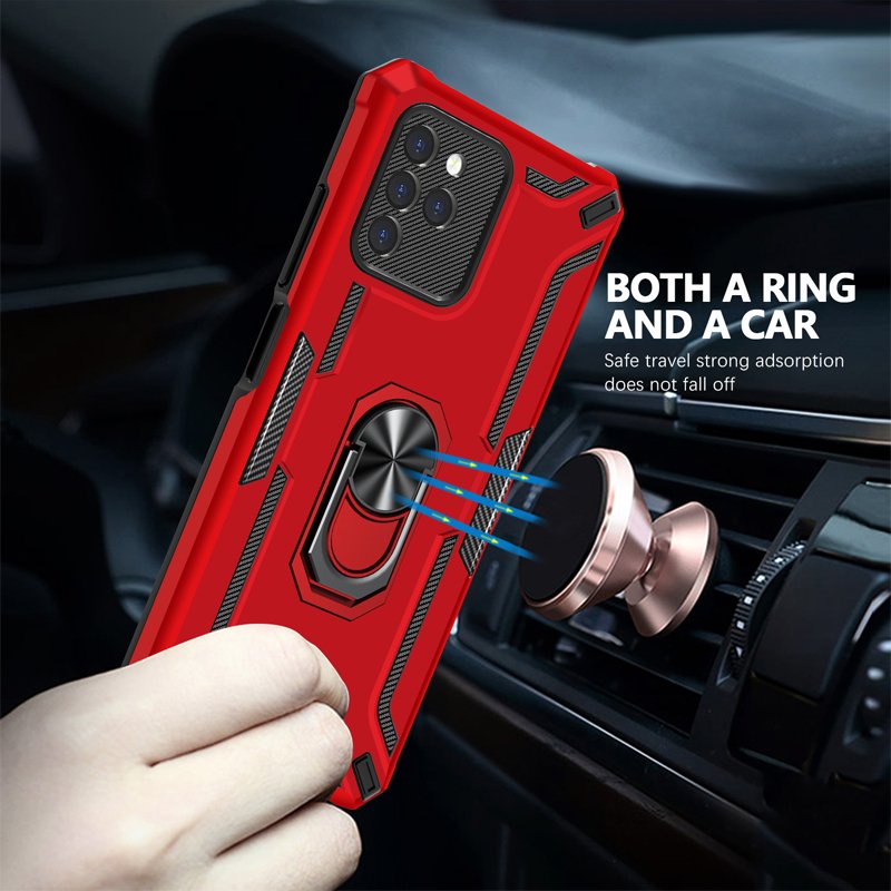 Drop Shipping Phone Case for ZTE A51 A71 A52 A53 A54 TPU PC Carmount Holder Kickstand Covers for ZTE BLADE V30 V40 Smart Pro 5G