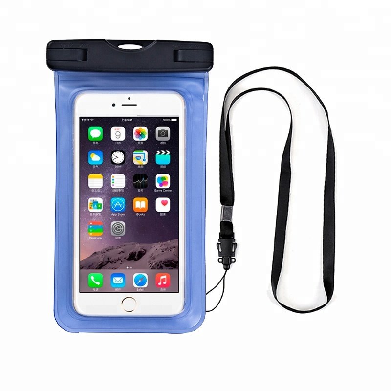 Universal PVC Phone Bag ABS Clip Water Proof Mobile Phone Case PVC Waterproof Cellphone Case for Apple Iphones Manufacture ODM