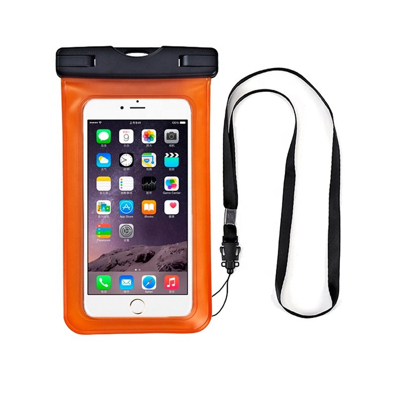 Universal PVC Phone Bag ABS Clip Water Proof Mobile Phone Case PVC Waterproof Cellphone Case for Apple Iphones Manufacture ODM