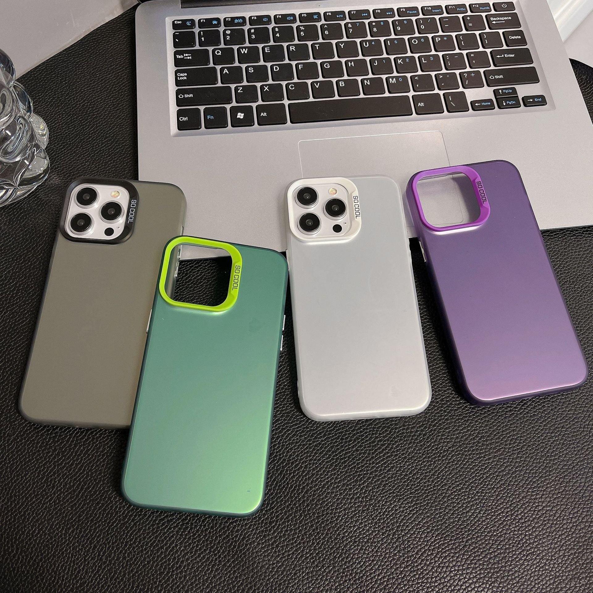 Customize Phone Case Imd Printing Luxury Glitter Rainbow Gradient Laser Phone Case Mobile Phone Cases