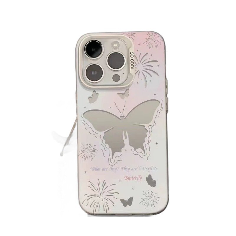 Customize Phone Case Imd Printing Luxury Glitter Rainbow Gradient Laser Phone Case Mobile Phone Cases