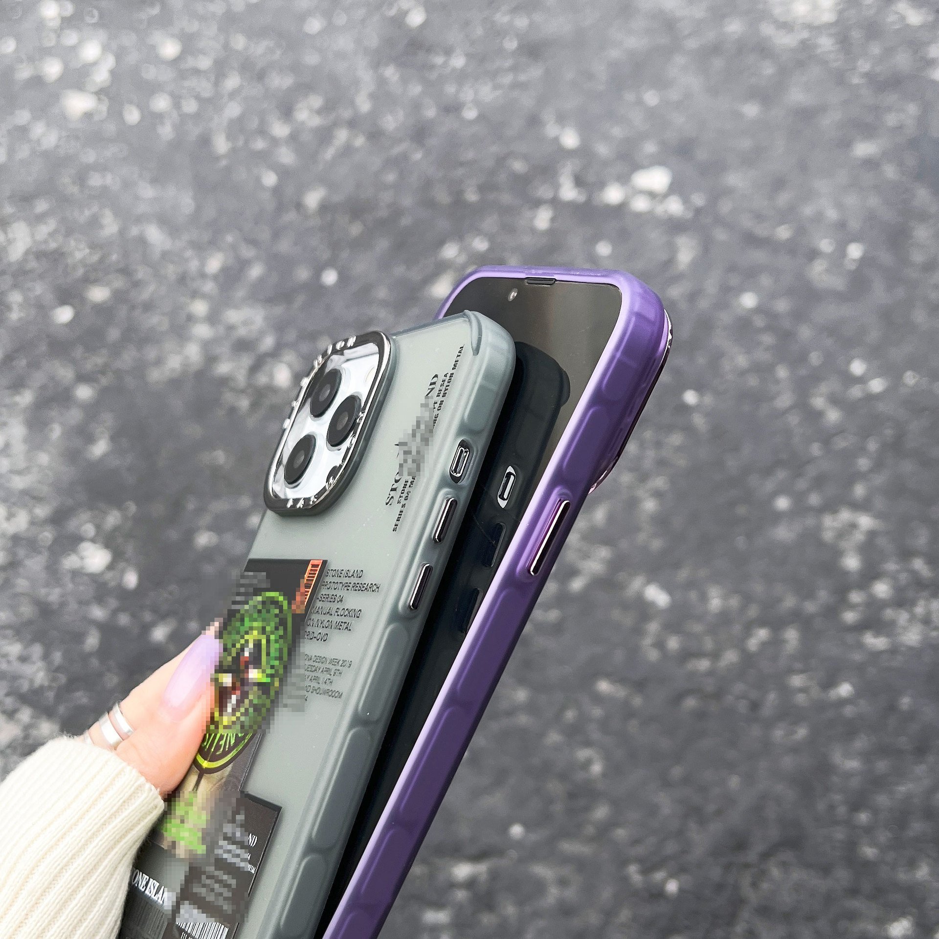Luxury Designer Phone Case For iPhone 11 12 13 14 15 Pro Max Stone Iceland IMD Trade Case
