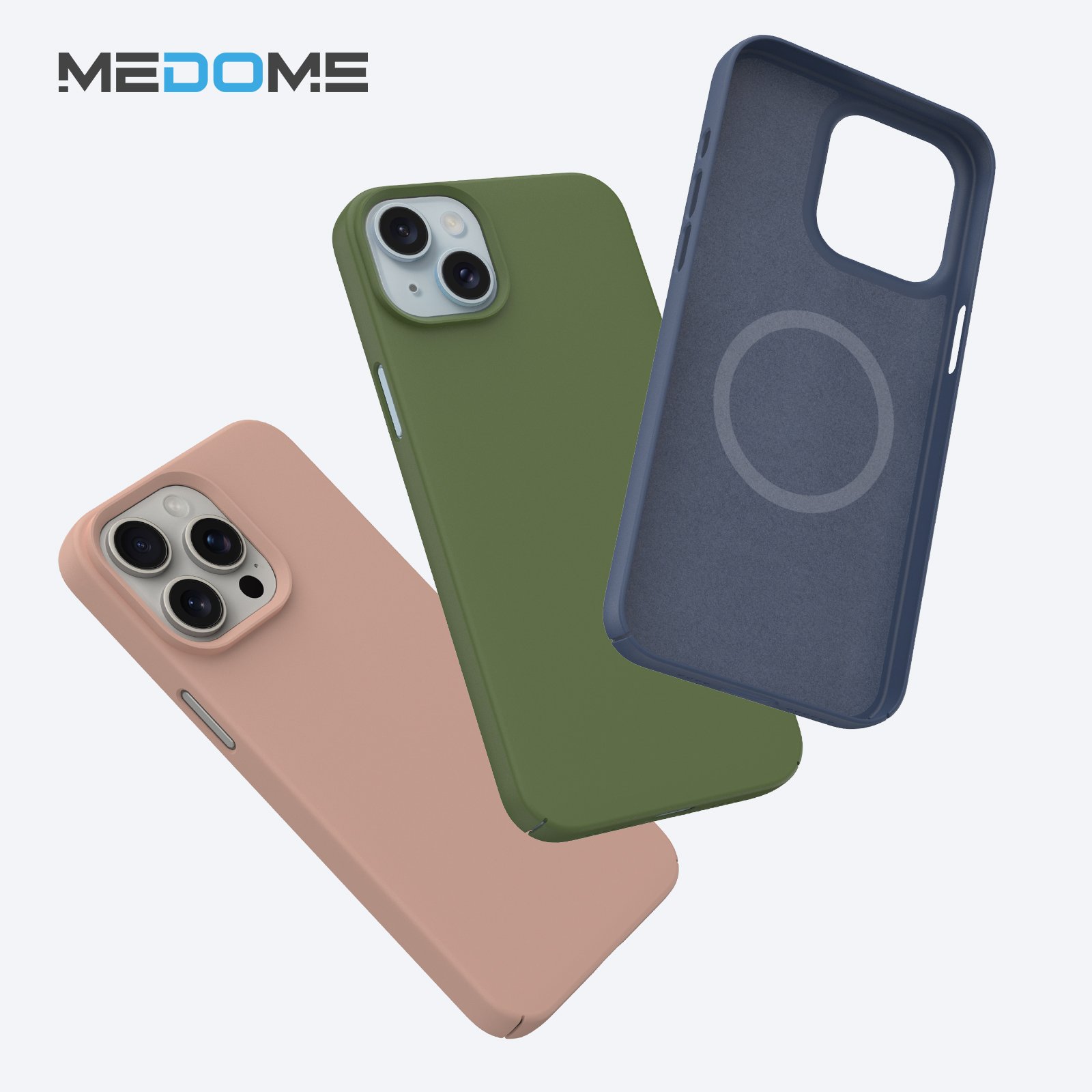 2024 New For iPhone 15 Pro Max Case Magnet Recycled OEM Hard PC 14 13 12 11 Phone Cover Luxury Design Dropshipping Products 2024