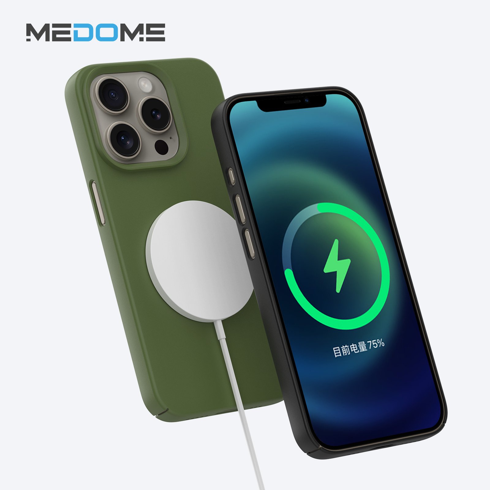 2024 New For iPhone 15 Pro Max Case Magnet Recycled OEM Hard PC 14 13 12 11 Phone Cover Luxury Design Dropshipping Products 2024