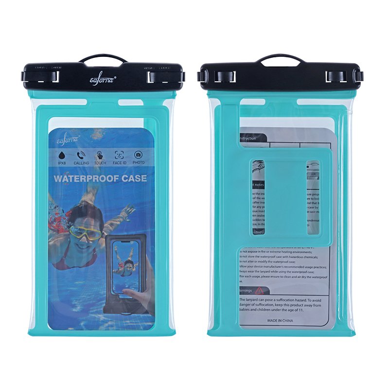 Free Sample Under Water Waterproof Phone Case Bag Clear Waterproof Mobile Phone Bag for Swimming