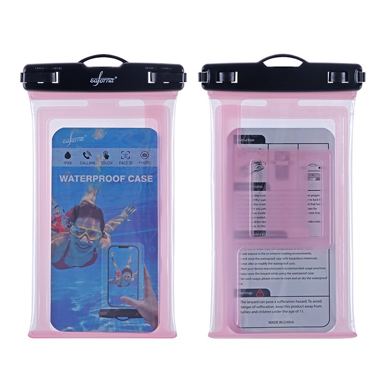 Free Sample Under Water Waterproof Phone Case Bag Clear Waterproof Mobile Phone Bag for Swimming