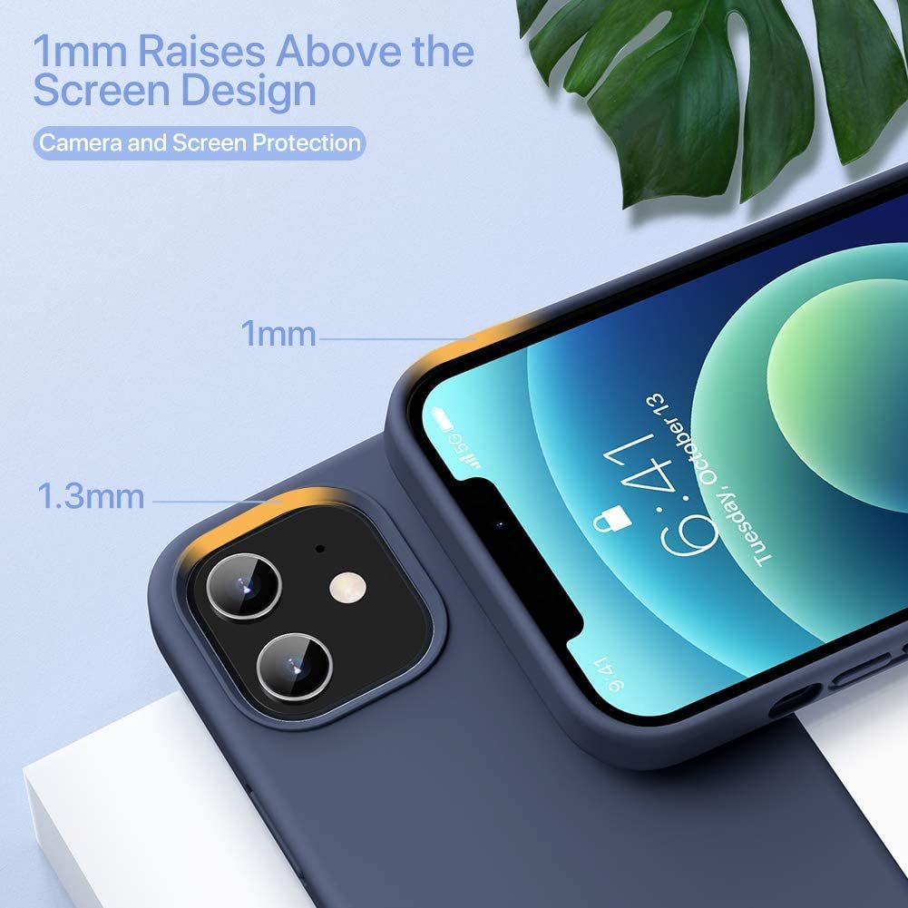 Wholesale waterproof Drop Protection shockproof luxury matte cover Liquid silicone mobile phone case for iphone 12 pro max mini