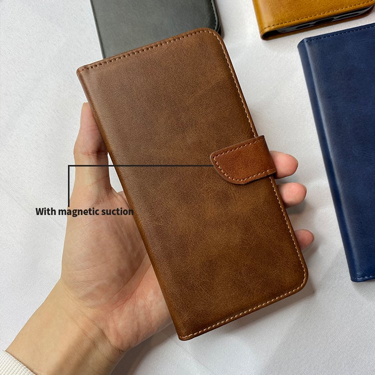 Luxury Minimalist Leather Flip Phone Case Suitable For Iphone 11 12 13 14 pro max Wallet Phone Case With Card Slot