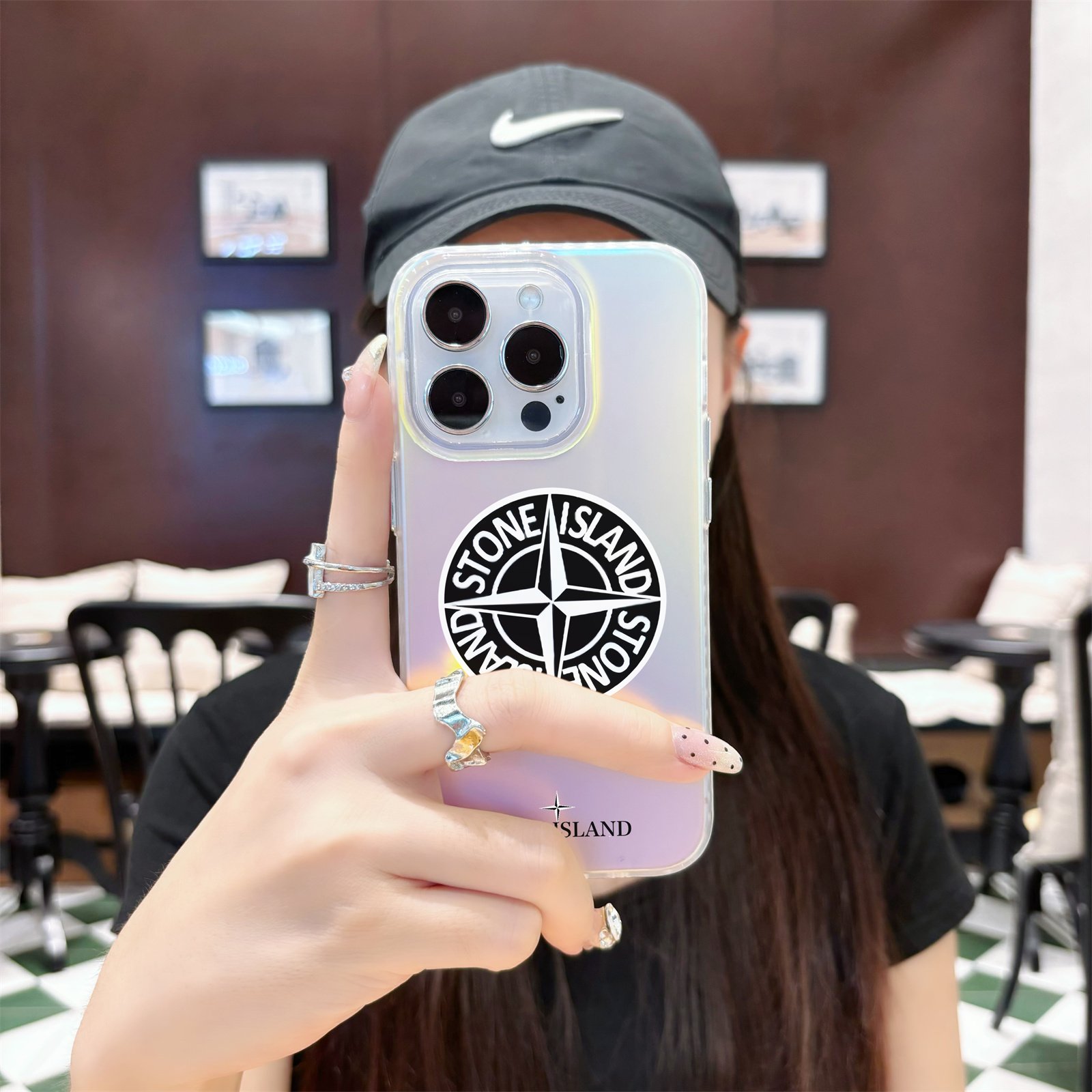 Stylish Mobile Phone Accessory Cell Phone Cover For iPhone Xr Xs 11 12 13 14 15 16 Pro Max Gradient Stone Iceland Case