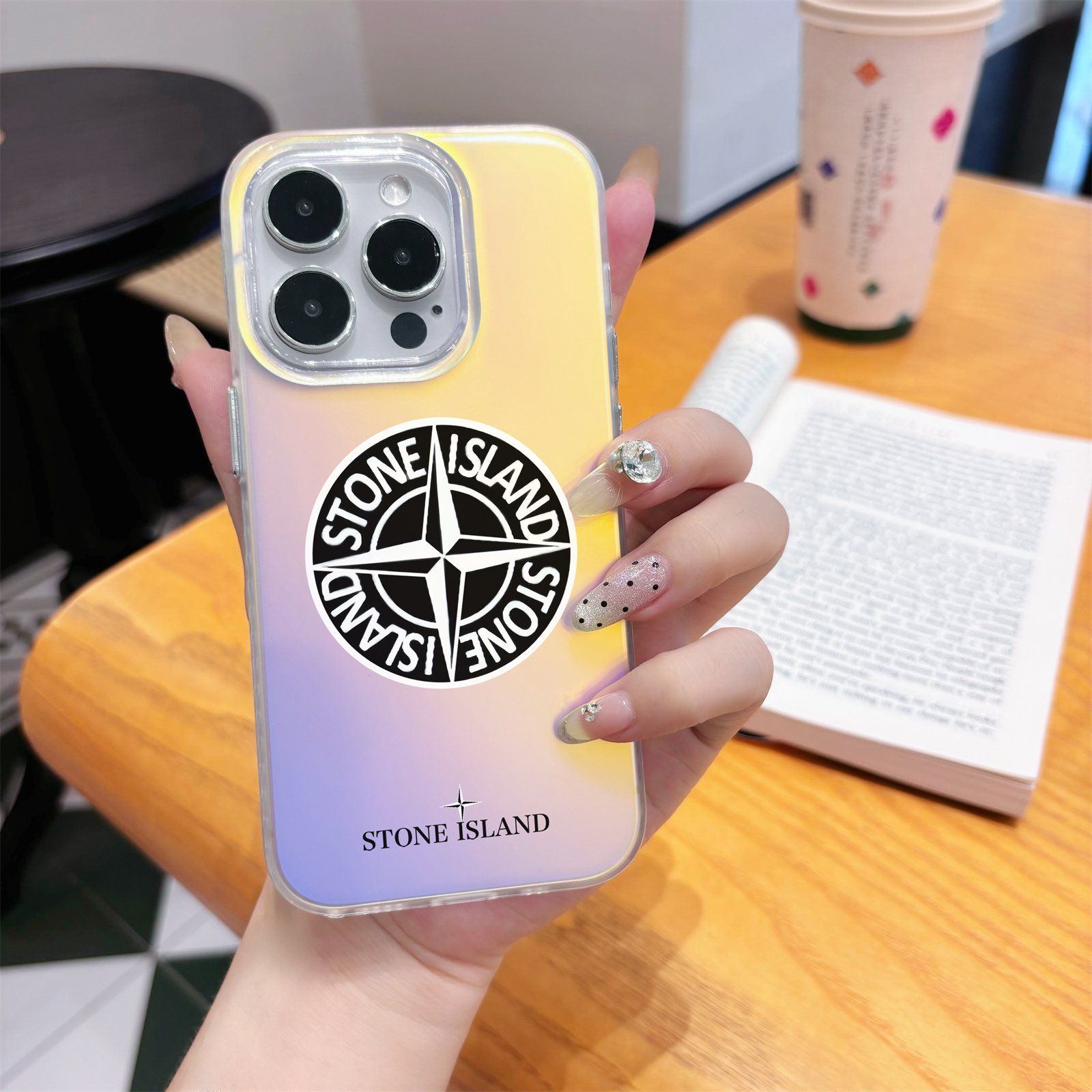 Stylish Mobile Phone Accessory Cell Phone Cover For iPhone Xr Xs 11 12 13 14 15 16 Pro Max Gradient Stone Iceland Case