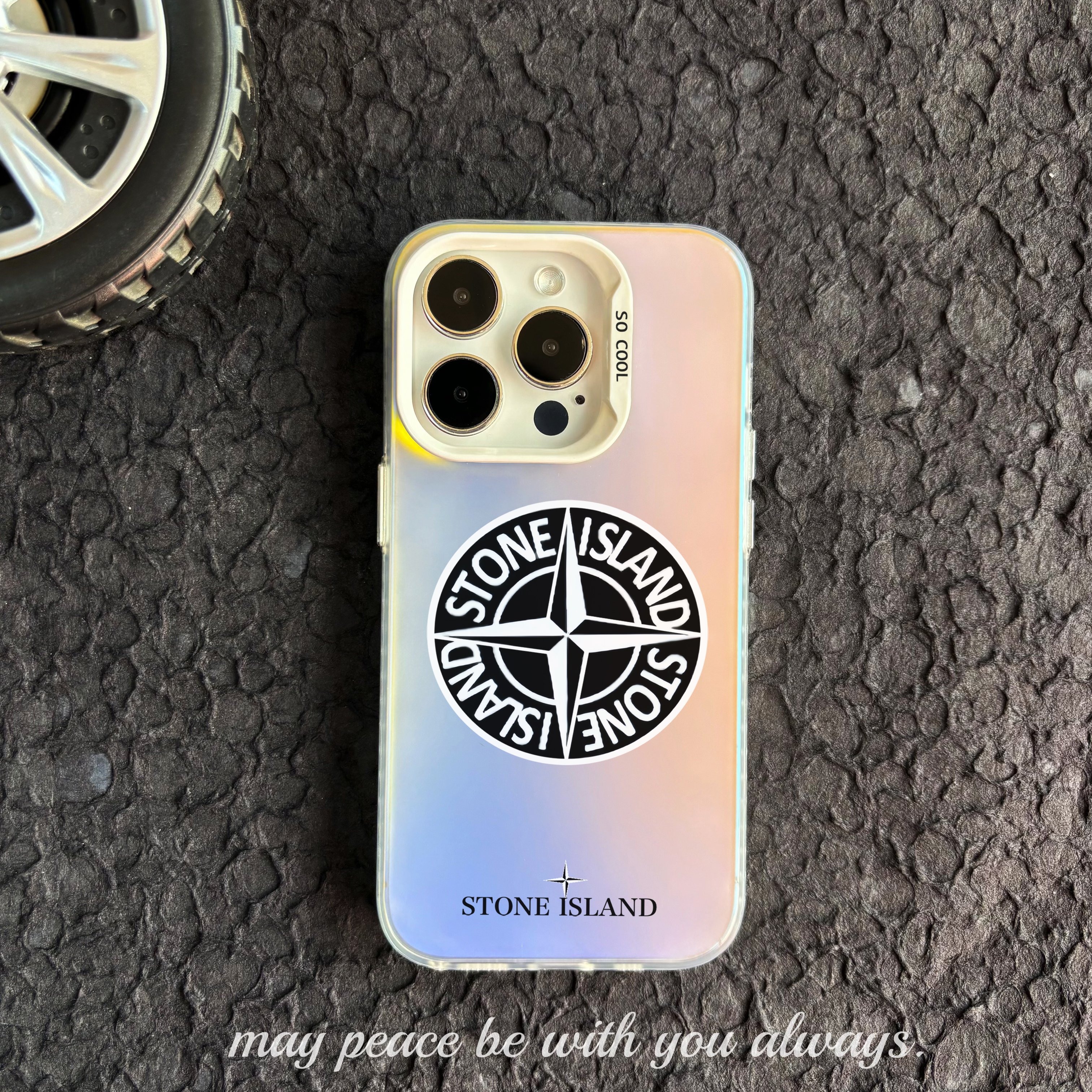 Stylish Mobile Phone Accessory Cell Phone Cover For iPhone Xr Xs 11 12 13 14 15 16 Pro Max Gradient Stone Iceland Case