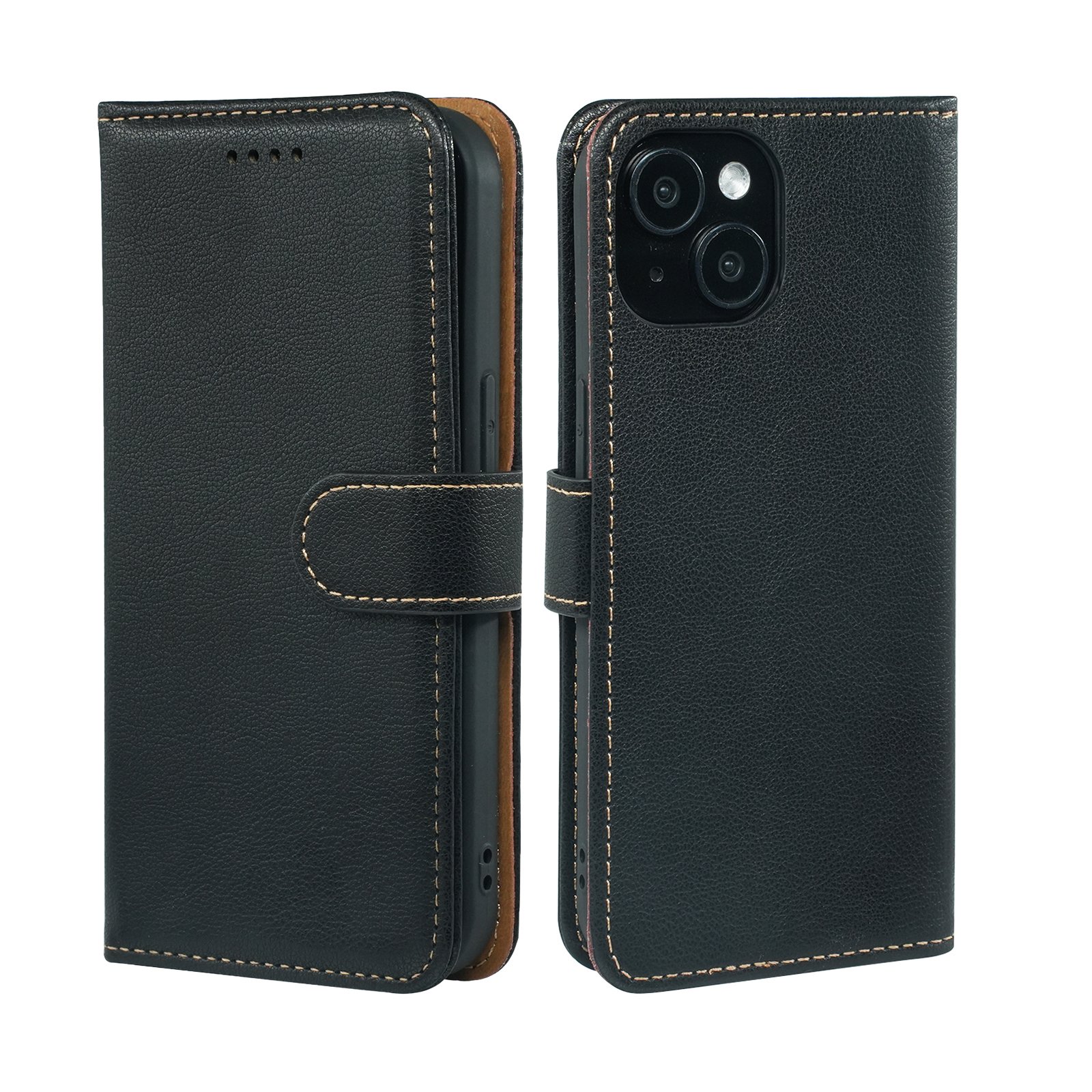 Business PU Leather Wallet RFID Card Holder Phone Case For iPhone 11 12 13 14 15 Pro Max Mobile Phone Bag