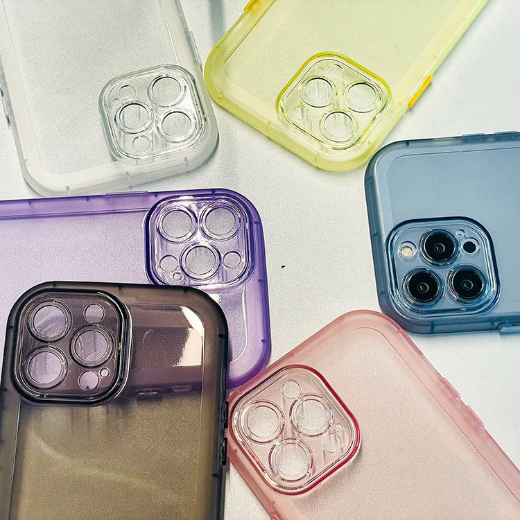 High Quality Clear Transparent Tpu Pc Hard Phone Case Anti-shock New Mobile Phone Case for iphone 15 14 13 Pro Max