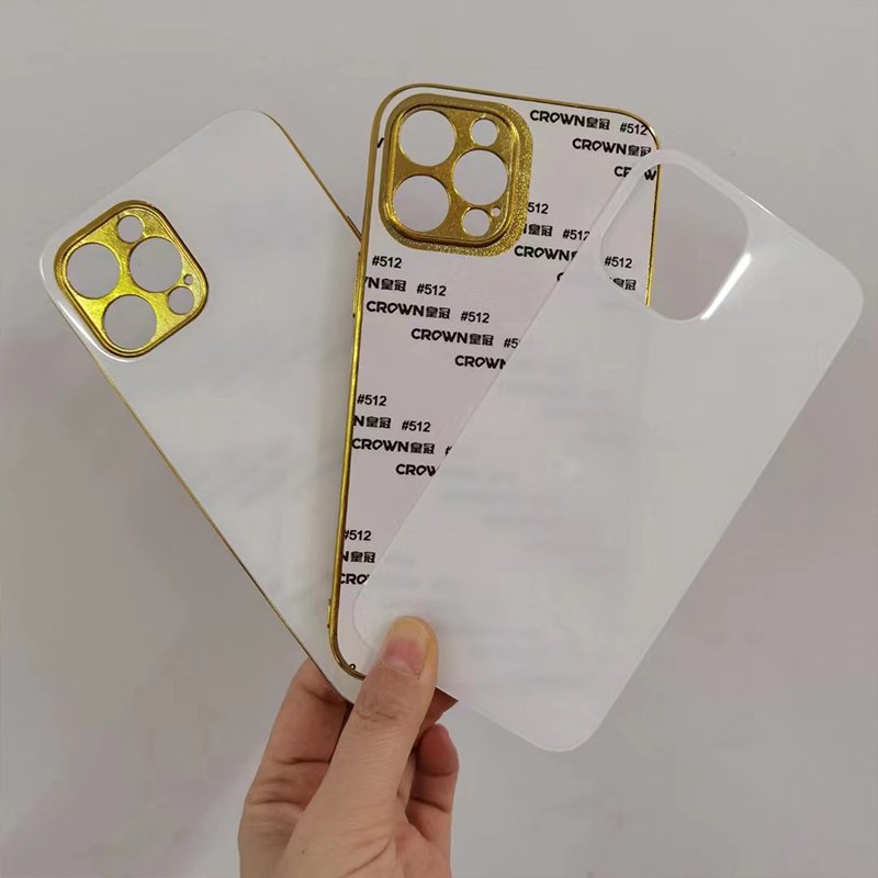 Luxury Plating Sublimation Gold Custom Phone Case For iPhone 14 Pro Max 13 12 11 X/Xs Xr Mobile Phone Cases