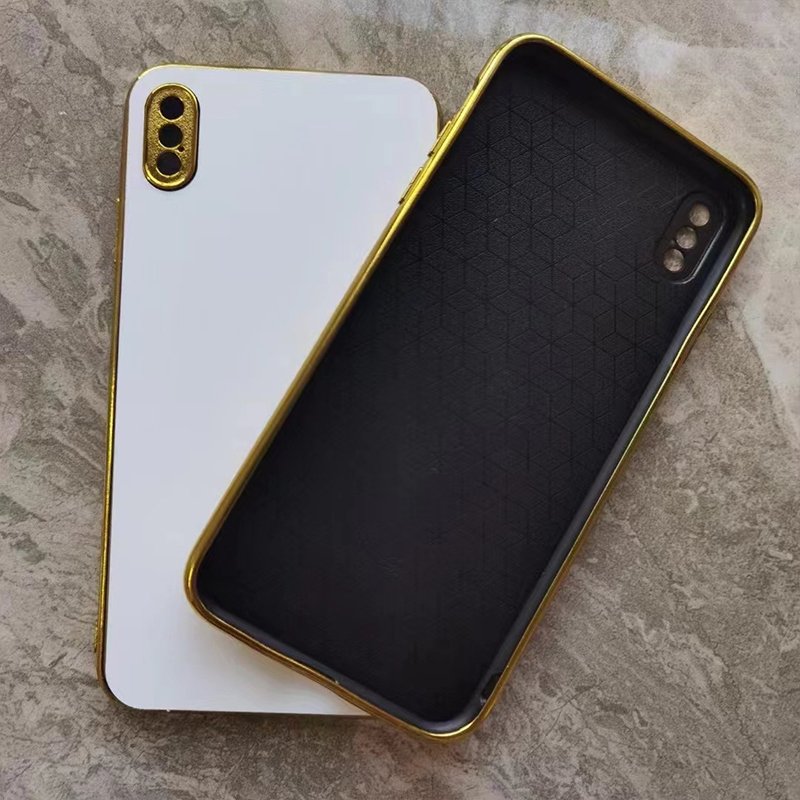 Luxury Plating Sublimation Gold Custom Phone Case For iPhone 14 Pro Max 13 12 11 X/Xs Xr Mobile Phone Cases