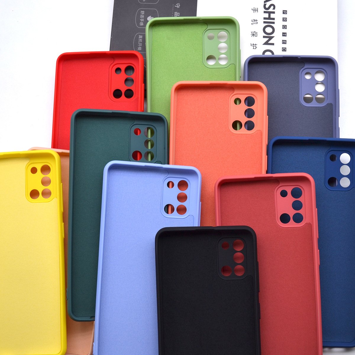 Excellent Quality Liquid Silicone Mobile Phone Case Colors Matte TPU Shockproof Silicone Phone Cover
