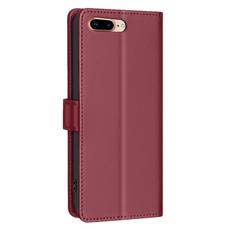 lychee skin Book Flip leather case for iPhone SE4, For iPhone XR/11 Pro/12 Pro/13 Promax Wallet PU case with card slots