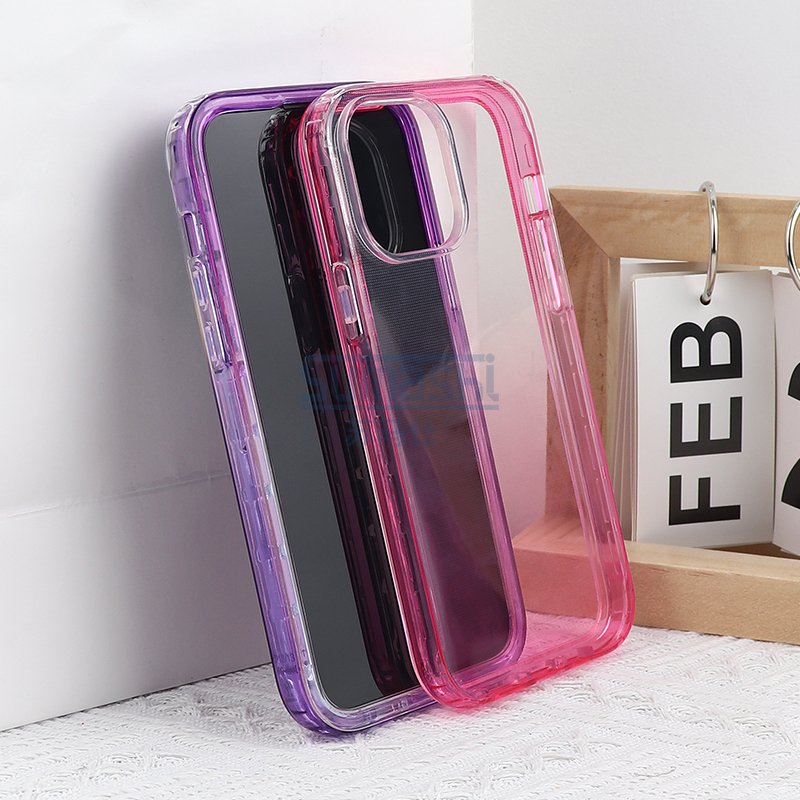 for iphone 16 15 14 13 clear case luxury rainbow laser color changing phone for iphone 16 15 14 plus case gradient mobile phone case
