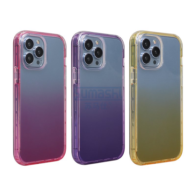 for iphone 16 15 14 13 clear case luxury rainbow laser color changing phone for iphone 16 15 14 plus case gradient mobile phone case